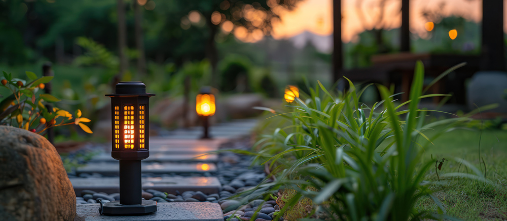 Our team specializes in landscape design, combining strategic tree planting, lush gardens, and warm landscape lighting to create magical outdoor spaces.